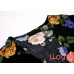 معطف أنيق وجذاب أكمام قصيرة مزينة بطبعات زهور تغطى كامل التصميم 