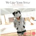 Cute Panda Ears Hoodie Loose Warm Zipper Pullover Tracksuit Tops Sweatshirt Gary