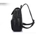 حقيبة ظهر سوداء اللون بجيوب بتصميم كوري عالي الجودة