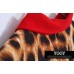 بلوزة نسائية ناعمة بأكمام طويلة جذابة مزينة بطبعات بلون جلد النمر