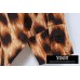 بلوزة نسائية ناعمة بأكمام طويلة جذابة مزينة بطبعات بلون جلد النمر