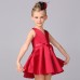 فستان أحمر مكشكش رائع للفتيات