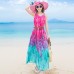 فستان صيفي شيفون بألوان جذابة