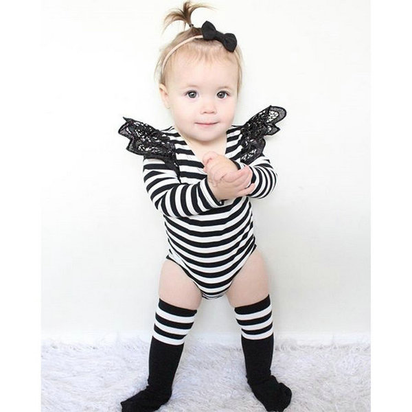 CheapBabyClothingStripedOnePieceSuits-CMK081147