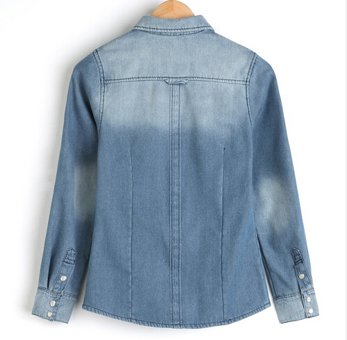 2014ExoticStyleSlimCutDenimJacketsLongSleeveLapelThickenDenimJacketsS-XL-JFT103101