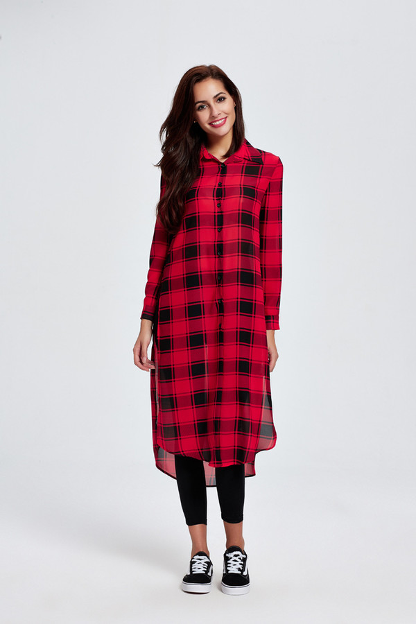 2016OnlinePlaidAsymmetricalLongShirtsForWoman-CMK082224RD