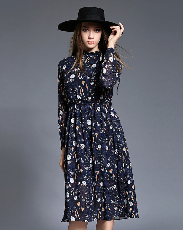 AutumnElegantFloralChiffonMidiDresses-AFK090738BA