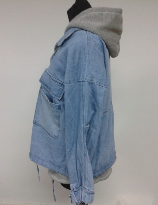 AutumnFashionSingle-BreastedDrawstringTwo-pieceDenimCoat-XR072014LB