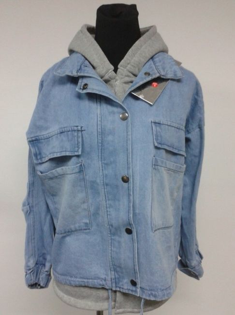 AutumnFashionSingle-BreastedDrawstringTwo-pieceDenimCoat-XR072014LB