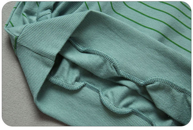 CasualWomenPrintingLongSleeveGreenHoodies-ZME083102GE