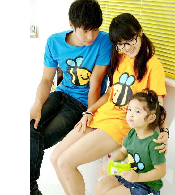 CheapCuteFamilytShirtPrintONetTShirtPattern-CMK081003