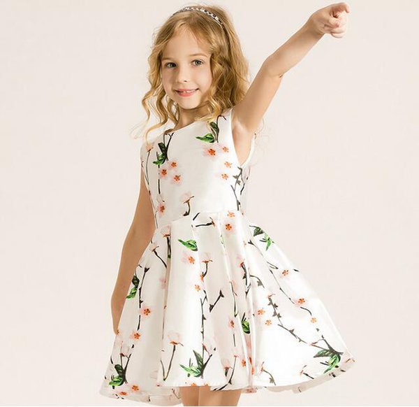 ChildrenClothesSleevelessFlowerGirlDresses-CMK062302WI