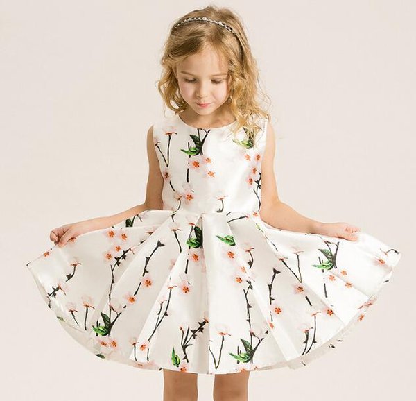 ChildrenClothesSleevelessFlowerGirlDresses-CMK062302WI