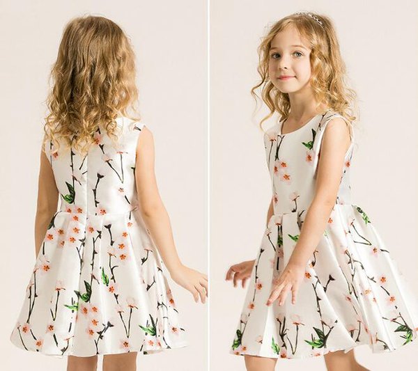 ChildrenClothesSleevelessFlowerGirlDresses-CMK062302WI