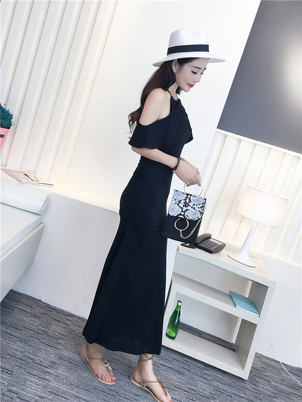 CustomizedSexyOffShoulderSlitStrapLongDress-TFK071230