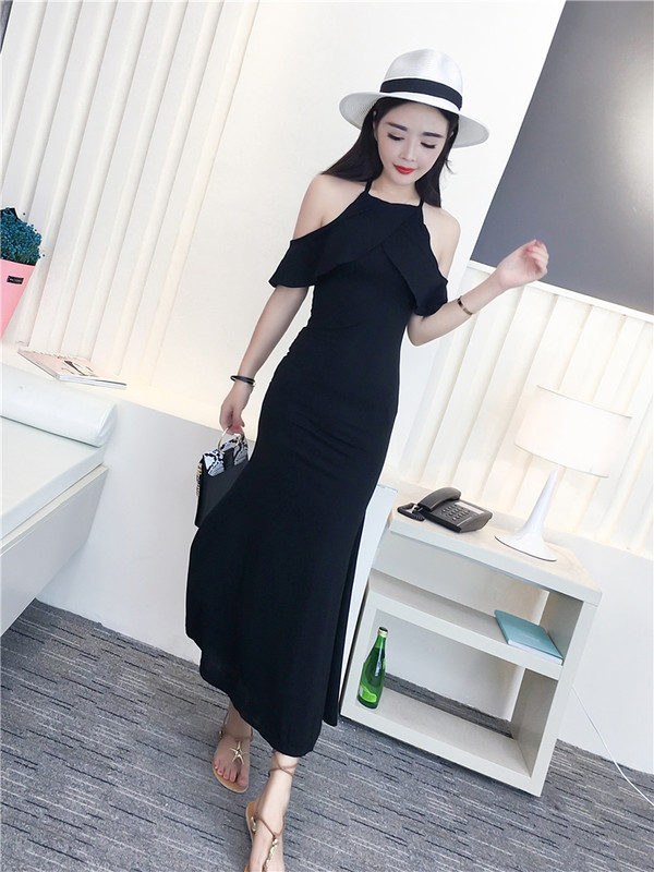 CustomizedSexyOffShoulderSlitStrapLongDress-TFK071230