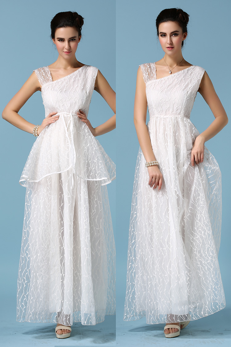 ElegantHotFashionWomenEmbroideryBallGownPartyWhiteMaxiDress-ZME012311WI