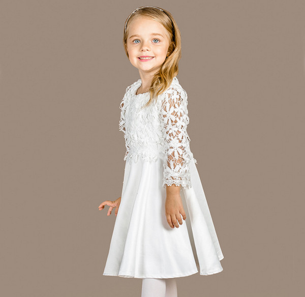 EuroFashionHollowOutGauzePrincessKidsDresses-YHK091438