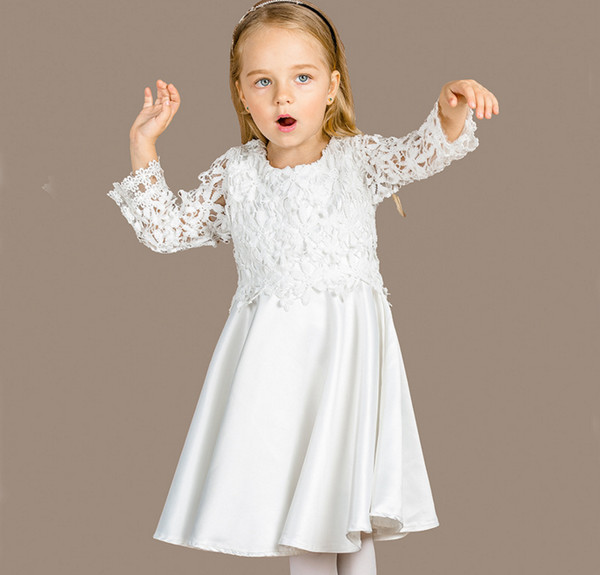 EuroFashionHollowOutGauzePrincessKidsDresses-YHK091438