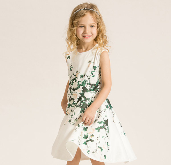 EuroFashionPrintedSleevelessPrincessDressForGirl-HMK062709