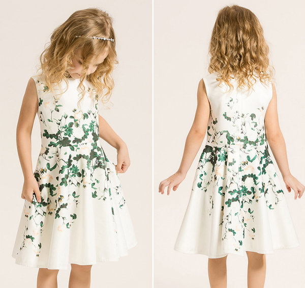 EuroFashionPrintedSleevelessPrincessDressForGirl-HMK062709