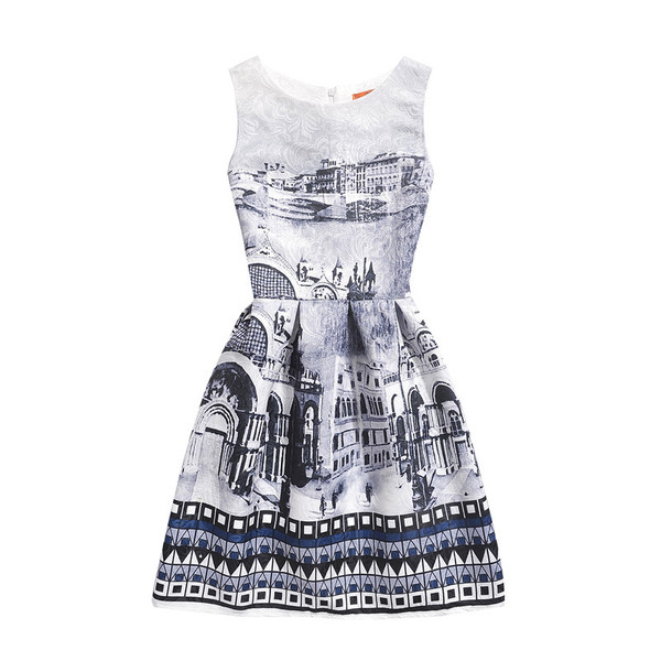 EuroStyleFluffyPrintingKidsPartyDresses-CMK061459