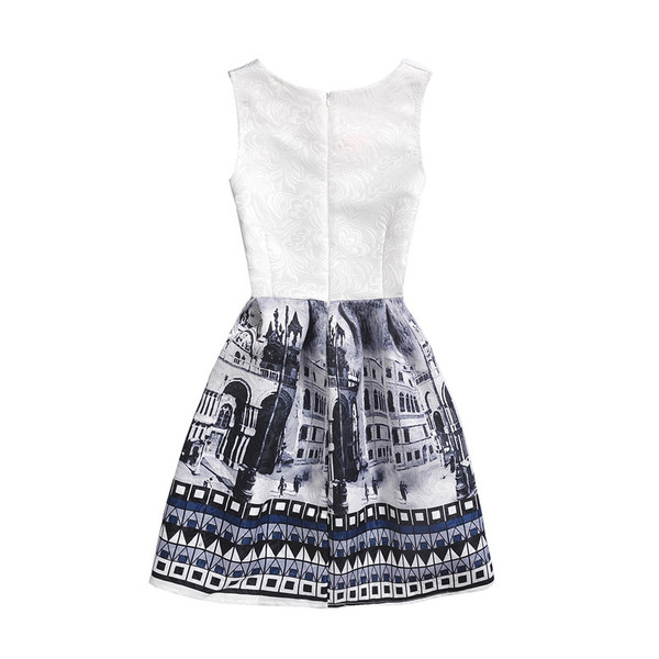 EuroStyleFluffyPrintingKidsPartyDresses-CMK061459