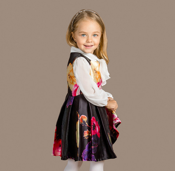 EuroStyleKidsSuitsFloralDressesWithBlouses-YHK091432