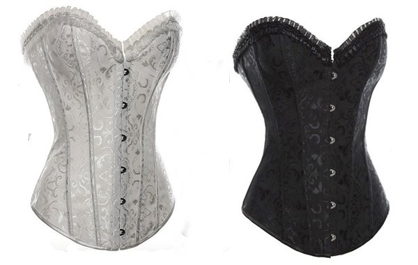 EuroWomenBodySculptingElasticWaistSteelBoneGatheredShapewearLingerieLaceupCorset-LYE092845