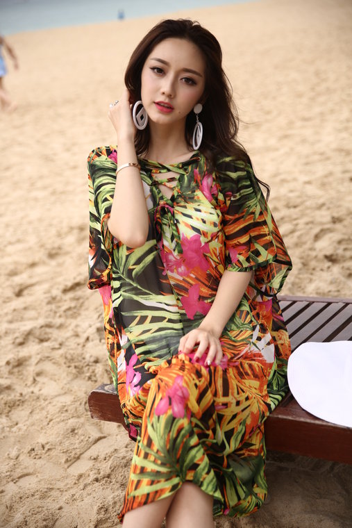 FashionBohemianFloralPrintingChiffonDresses-ZMK022329GE