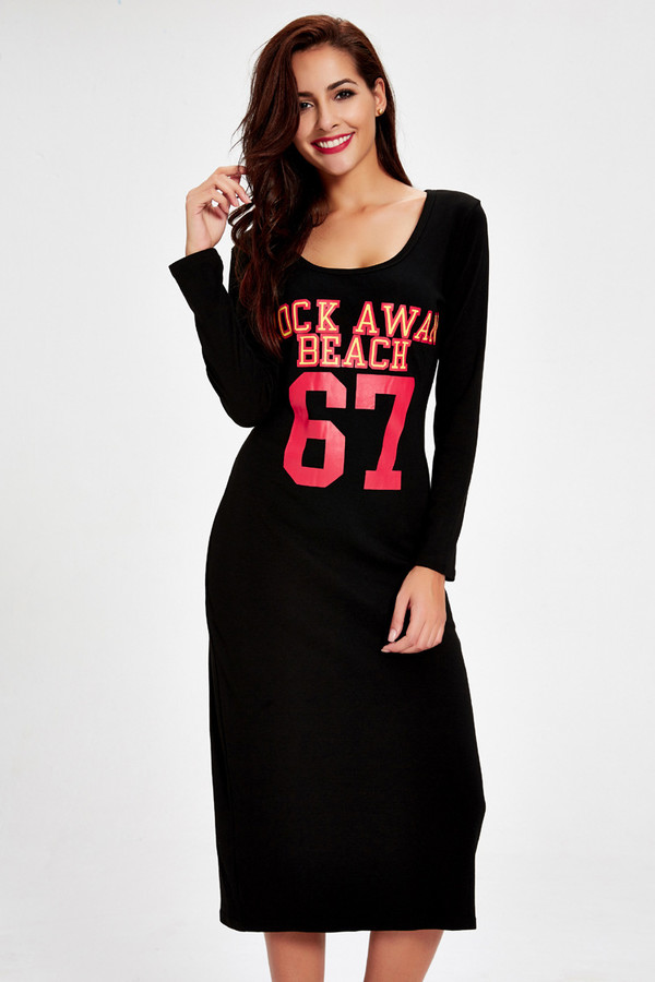 FashionNewLetterPrintingBlackDresses-ZFK081502BA