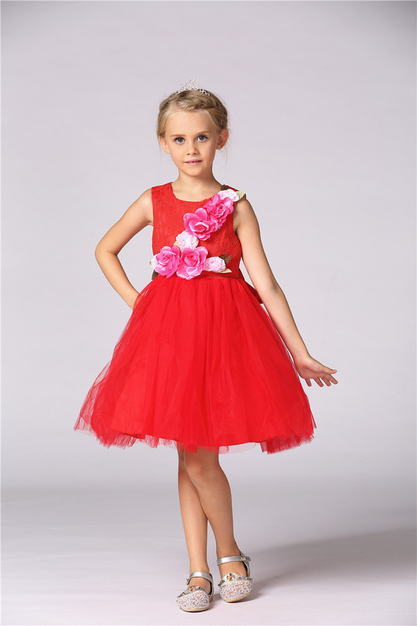 FashionableFlowerSleevelessGirlsPartyDresses-CMK070610