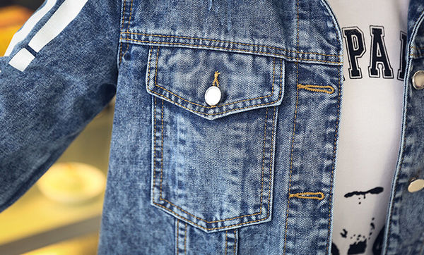 FashionableLightBlueLongSleeveLoose-fittingRetroDenimJacket-XFE082720LB