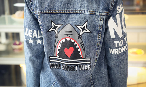 FashionableLightBlueLongSleeveLoose-fittingRetroDenimJacket-XFE082720LB