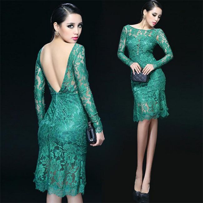 HighQualityAmericanSexyTrendThree-DimensionalBraHookFlowerBacklessDress-CFR120420GE