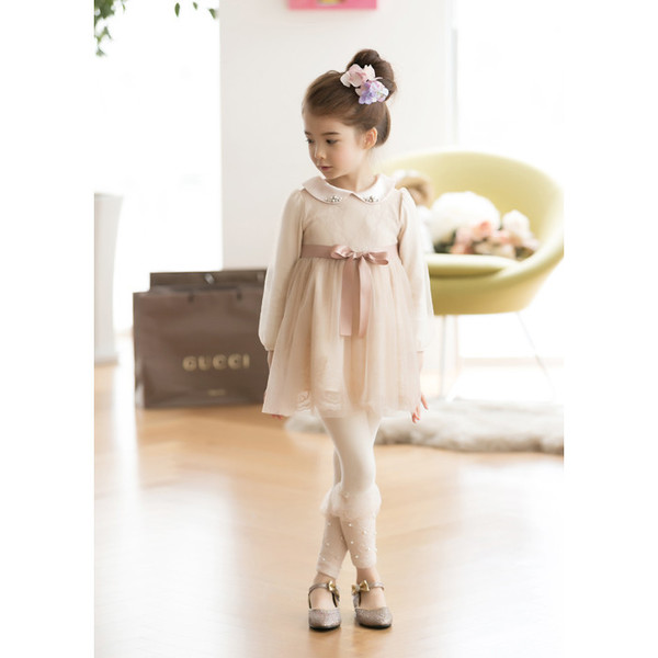 HighQualityEmbroideryLaceLongSleeveGirlsDress-YMK082582