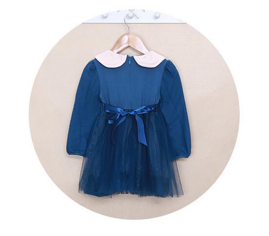 HighQualityEmbroideryLaceLongSleeveGirlsDress-YMK082582