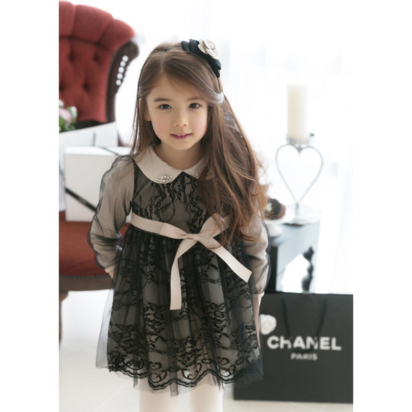 HighQualityEmbroideryLaceLongSleeveGirlsDress-YMK082582