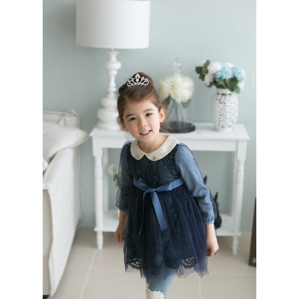 HighQualityEmbroideryLaceLongSleeveGirlsDress-YMK082582