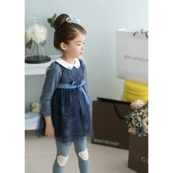 HighQualityEmbroideryLaceLongSleeveGirlsDress-YMK082582