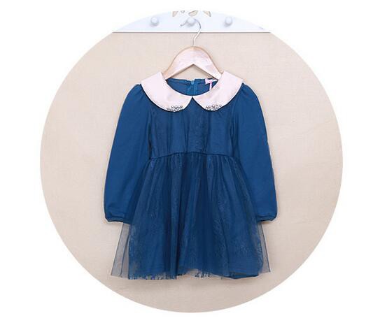 HighQualityEmbroideryLaceLongSleeveGirlsDress-YMK082582