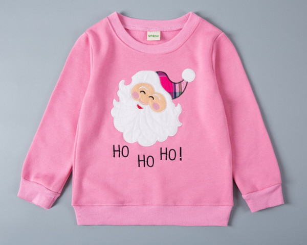 HighQualityONeckPrintedChristmasChildrenHoodies-YHK091435A