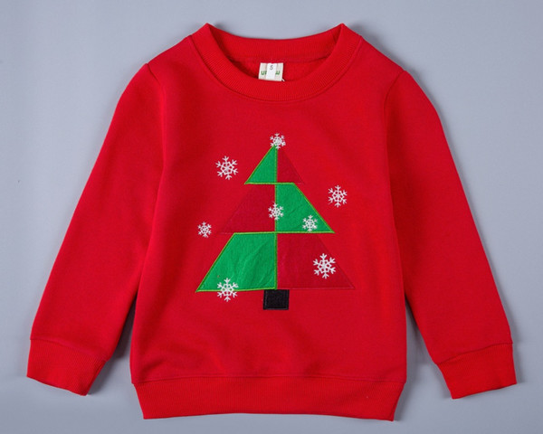 HighQualityPrintedChristmasHoodiesChildrenTops-YHK091437A