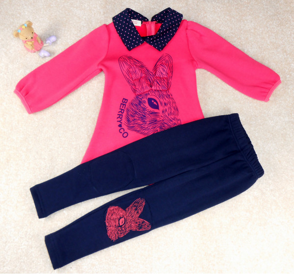 HighQualityRabbitLongSleeveTopsKidsSuits-YHK091442