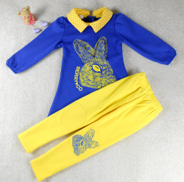 HighQualityRabbitLongSleeveTopsKidsSuits-YHK091442