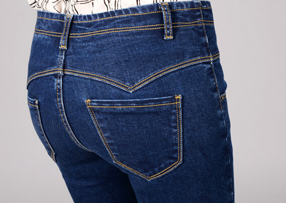 HighQualitySkinnyZipperFlyButtonWomenlyClassicJeans-XHE061508