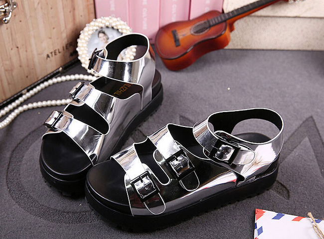 HighQualityThreeBucklesFashionPlatformShoesOpenToeBrightSurfacePlatformSandals-DFE031903SL