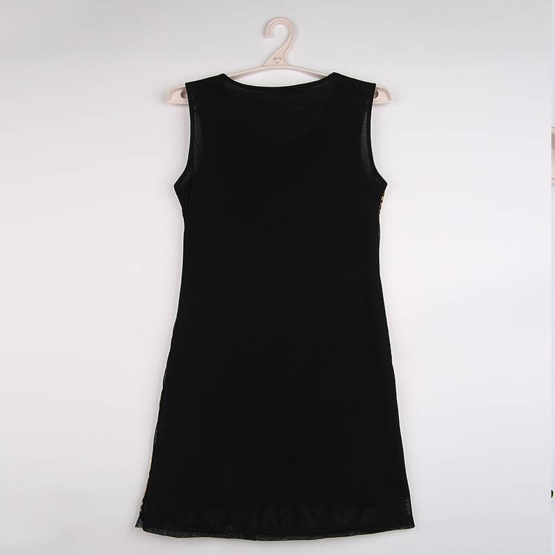 HotFashionPeacockPatternDesignRoundNeckTankDress-NL071208