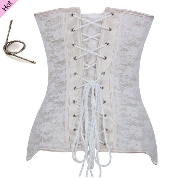 HotSaleWomenBodySculptingElasticWaistBowSlimmingShapewearCorset-LYE092844BI