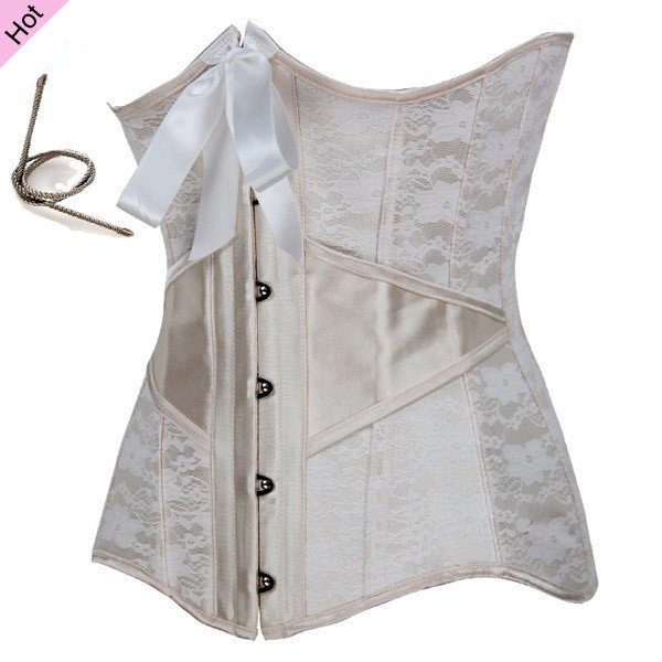 HotSaleWomenBodySculptingElasticWaistBowSlimmingShapewearCorset-LYE092844BI